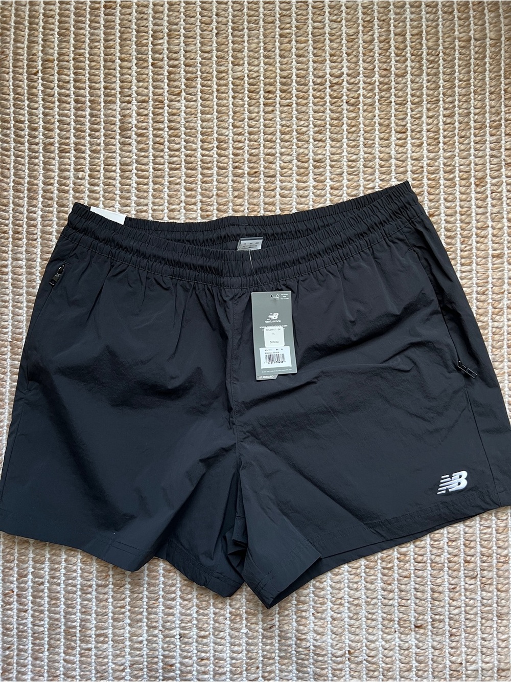 New Balance Black Athletic Shorts Size XL NWT